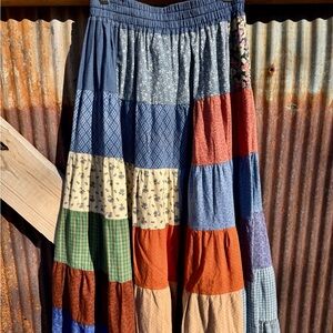 Handmade Patchwork Skirt